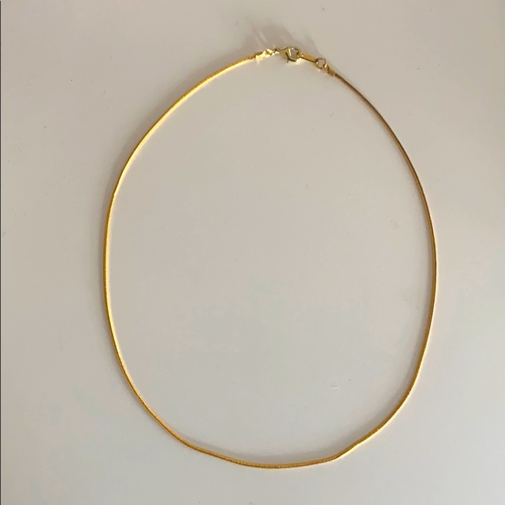 24 k snake chain